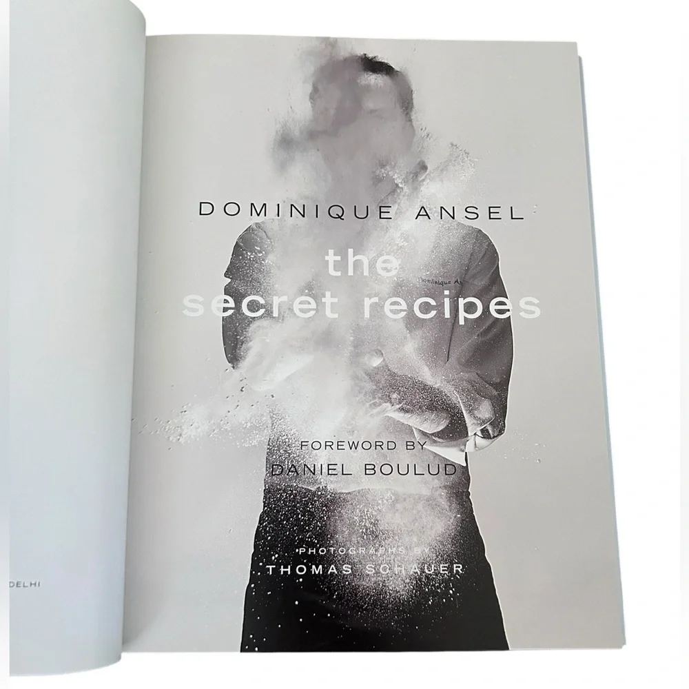 Dominique Ansel: The Secret Recipes Hardcover Cookbook French Pastry NYC Cronut